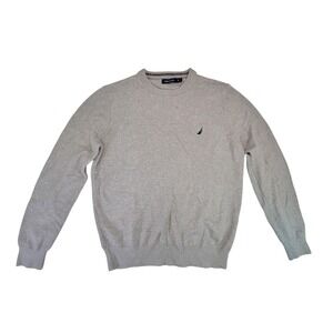 Nautica Mens Crewneck Sweater Pullover Lightweight Long Sleeve Knit Top S